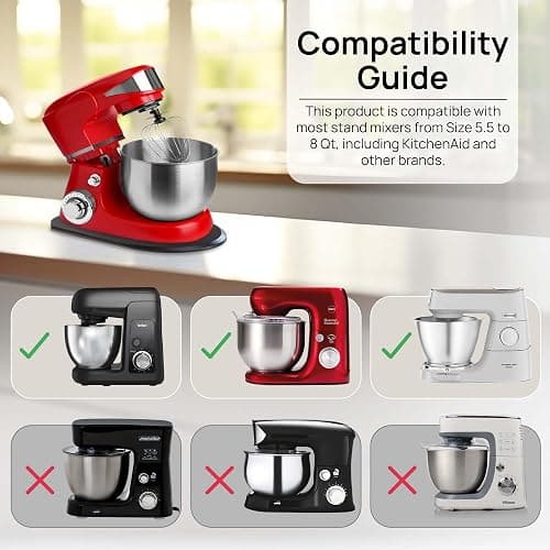 Ibyx Elegant Sliding Tray - Compatible with 5.5 Qt KitchenAid Stand Mixers and Other Heavy Appliances (Black) thumbnail 3