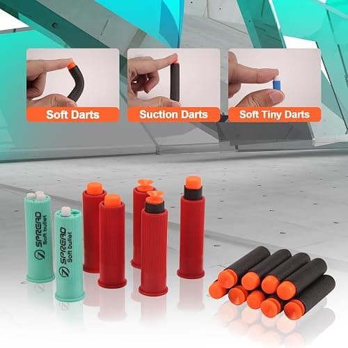 BIU BLASTER 30-Inch Shell Ejecting Foam Blaster Shotgun Soft Bullet Gun with 14 Shell Casings 50 Foam Darts Realistic Pump-Action Shotgun for 14+ Years (Blue&White) thumbnail 7