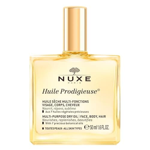 Nuxe Huile Prodigieuse Multi-Purpose Dry Oil - Radiant Glow and Lightweight Hydration for Face, Body & Hair. Nourishes, Repairs and Enhances - 1.6 Fl Oz (Pack of 1) - Image 1