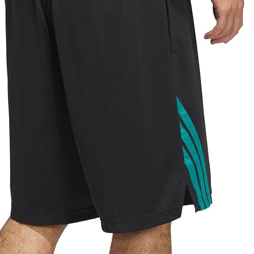 adidas Mens Basketball Legends 3-Stripes Shorts thumbnail 7