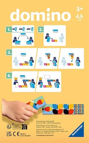 Ravensburger Mitbringspiele 24902 Bluey Domino - Le célèbre Jeu de Puzzle pour 2 à 4 Enfants de 3 Ans et Plus thumbnail 3