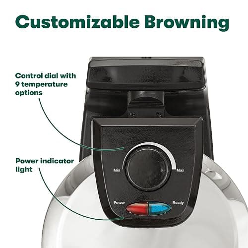 Bella 17870 Waffle Maker, Aluminium, Stainless Steel thumbnail 4