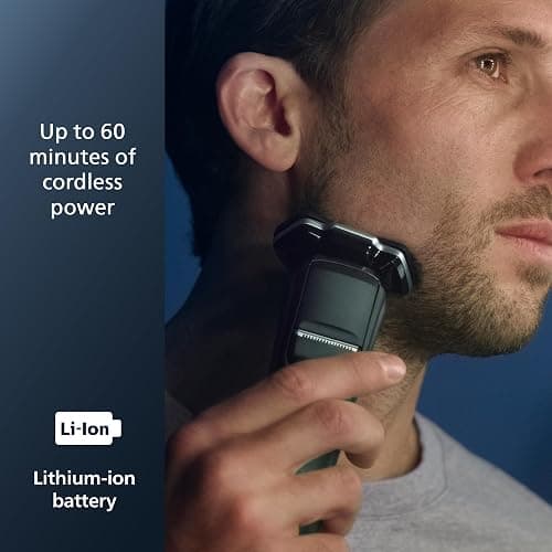 Philips Norelco Shaver 7800, Rechargeable Wet & Dry Electric Shaver with SenseIQ Technology, Quick Clean Pod, Charging Stand, Travel Case and Pop-up Trimmer, S7885/85 thumbnail 8