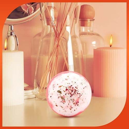 KASTU Bath Bombs Salt Balls,12 PCS Gift Set,Vanilla Menthol Rose Extract Essential Oils,Moisturizing Dry Skin,Fizzy Spa,Relaxing,Bubble Bath Bomb Gifts Idea for Men Women thumbnail 7