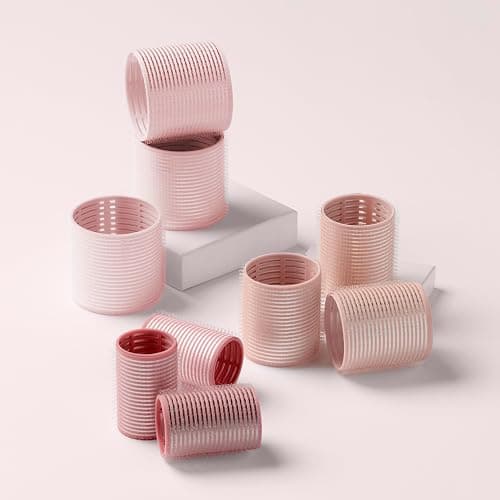The Hair Edit Ceramic Core Hair Rollers for Salon-Quality Volume Professional Grade Thermal Rollers, Heat or No-Heat Styling, Soft Waves & Bouncy Blowouts, Root Lift, Long-Lasting Shine 9 Pack thumbnail 7