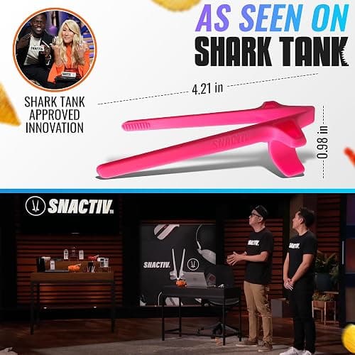SNACTIV LITE Finger Chopsticks for Gamers 4PC NEON Bundle - As Seen on Shark Tank! The Official Snacking Tool of the Future - Enjoy Snacks and Chips with Ease - Innovative Gaming Snacking Solution thumbnail 2