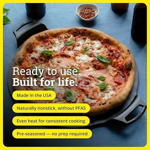15" Cast Iron Pizza Pan thumbnail 4