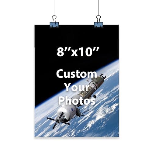 Unframed Custom Poster Prints, Upload Your Images/Photos, Personalized Pictures Customized Poster Printing (8x10) - Image 1