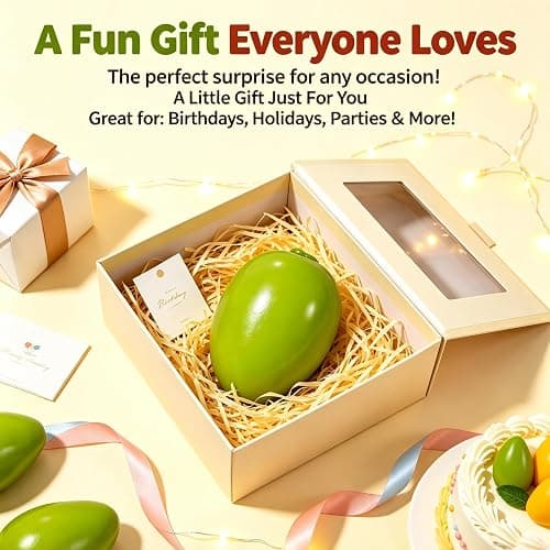 Crunchy Mango Squishy Asmr Bead Filled, Slow Rising Squeeze Fidget Toy | Realistic Fruit Squeeze Ball with Crunch Sound, Durable Portable Slow Rebound Calming Tool for Kids Adults thumbnail 7