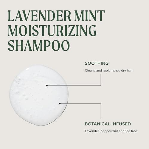 Tea Tree Lavender Mint Moisturizing Shampoo, Hydrates + Soothes, For Coarse + Dry Hair thumbnail 3