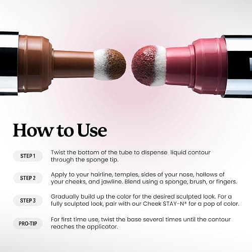 Sacheu Liquid Contour STAY-N Cream Contour, Longwear, Giving Iconic | Blendable & builable formula, lightweight, transfer & smudge-proof, vegan collagen, hyaluronic acid & peptides thumbnail 4