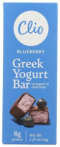 Clio, Bar Greek Yogurt Blueberry Single, 1.7 Ounce - Image 1