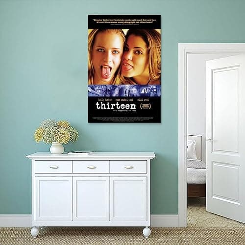 VALKEM Thirteen Movie Poster Poster Canvas 90s Wall Art Room Aesthetic Posters 12x18inch(30x45cm) thumbnail 4
