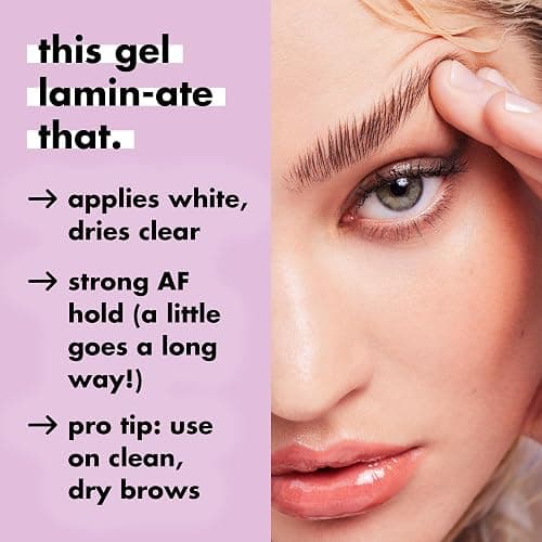 e.l.f. Brow Laminating Gel, Strong-Hold, Clear-Drying & Water-Resistant Brow Gel Creates Laminated Brows, Comb & Sculpt Brows, Vegan & Cruelty-free thumbnail 6