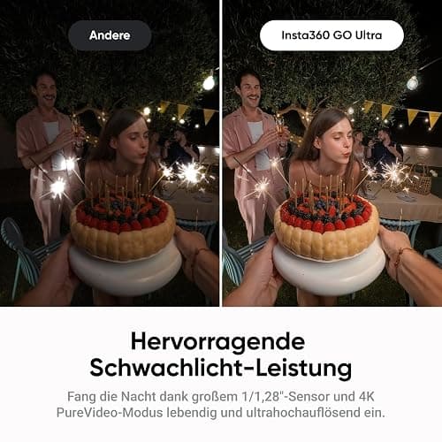 Insta360 GO Ultra Creator-Bundle Polarweiß - freihändige 4K Mini-Cam, leicht & mobil, top bei wenig Licht, überall anbringbar, FlowState-Stabilisierung, 200 Min Akku, 10 m wasserdicht, Lauf-Cam thumbnail 5