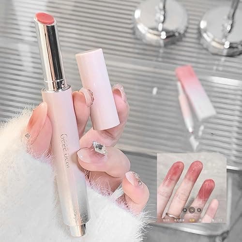 Gireatick 6 Colors Jelly Glossy Lipstick, 6Pcs Nude to Red Mirror Hydrating Lip Gloss, Long Lasting Moisturizing Tinted Lip Balm, Plumping Water Lip Glaze, Waterproof Long Lasting Lip Beauty Makeup thumbnail 5