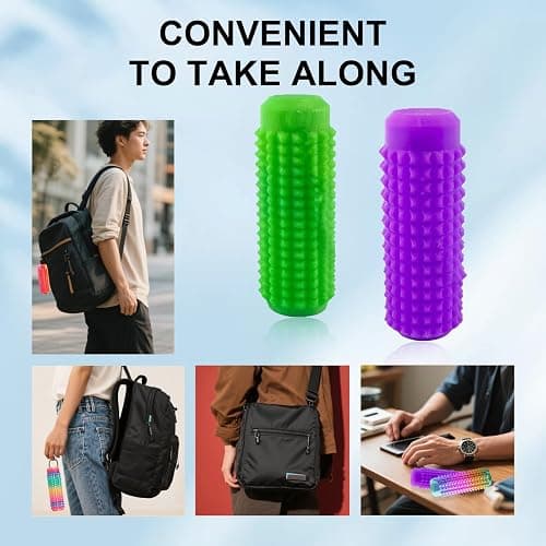 3PC Little Ouchies Fidget Toys Adults, Pain Stim Fidget Anxiety Relief Pain Stim Pocket Sensory Toys for Anxiety and Stress Reduction,Portable Travel Stress Relief Spiky Fidget Keychain (Style-1) thumbnail 7
