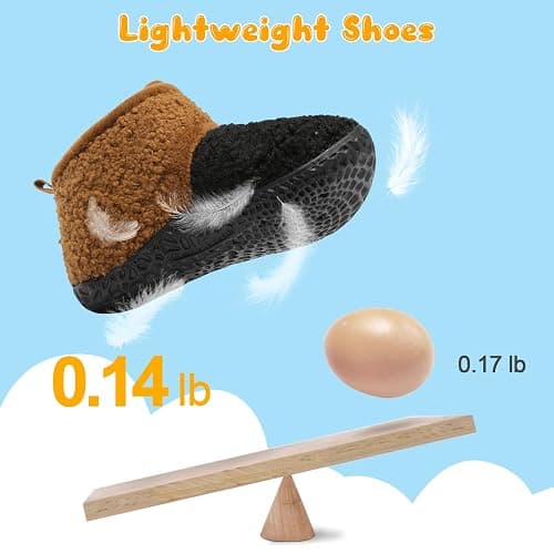 FEETCITY Baby Booties Girls Boys Infant Slippers First Walkers Shoes Warm Socks Newborn Crib Shoes thumbnail 5