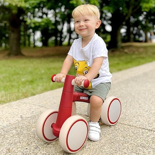 SEREED Baby Balance Bike for 1 Year Old Boys Girls 12-24 Month Toddler Balance Bike, 4 Wheels Toddler First Bike, First Birthday Gifts thumbnail 8