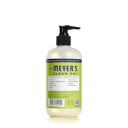 MRS. MEYER'S CLEAN DAY Liquid Hand Soap, Cruelty-Free Hand Wash Made with Essential Oils, Lemon Verbena Scent, 12.5 Oz (Pack of 3) thumbnail 2