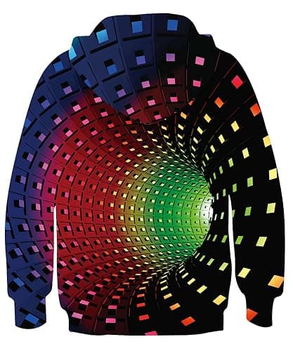 kids4ever Unisex Kinder Hoodie 3D Lustig GedrucKt Kapuzenpullover Langarm Pullover Hoodies Sweatshirt für Jungen Mädchen mit Tasche Alter 6-16 thumbnail 2