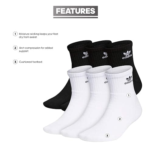 adidas Originals Originals Trefoil Quarter Sock 6-Pack thumbnail 2