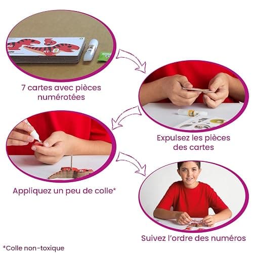 Eugy Armadillo 3D Puzzle - 42 Piece Eco-Friendly Educational Toy Puzzle for Boys, Girls & Kids Ages 6+ thumbnail 6
