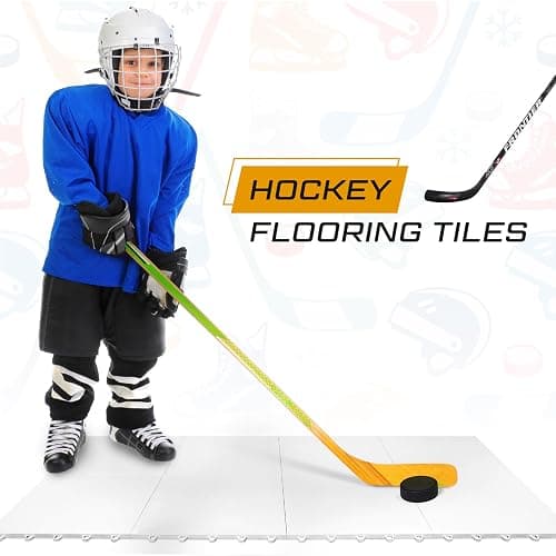 Fabbay Dryland Synthetic Ice Tiles for Hockey Floor Mat 12 x 12 Squares Hockey Training Equipment Board for Shooting Outdoor thumbnail 5