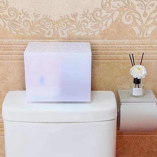 DELIPPLY Tampon Holder for Bathroom, Tampons and Pads Container Box, Women Period Storage Holder, White thumbnail 5