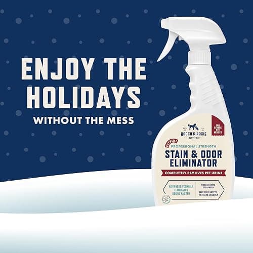Rocco & Roxie Extreme Stain & Odor Eliminator for Strong Odor, Pet Urine Enzyme Cleaner Destroyer, Stain Remover, Dog Poop and Cat Pee, Enzymatic Carpet Cleaner Spray for Home, Puppy Potty Training thumbnail 3
