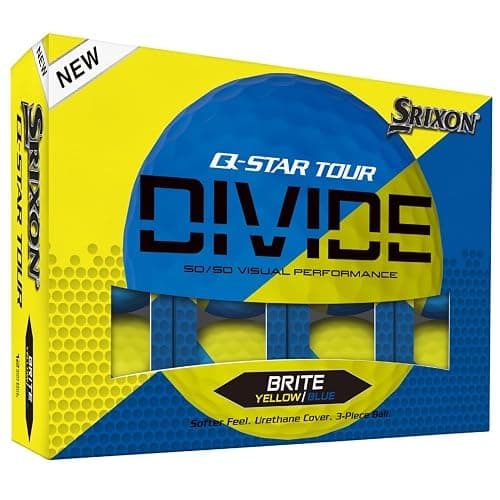 Srixon Q-STAR DIVIDE 12 Tour quality golf balls - Perfect for short game - FastLayer core - High ball compression - Image 1