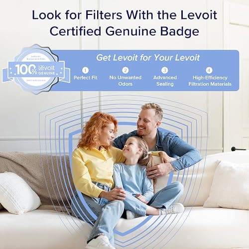 LEVOIT Air Purifiers for Bedroom Home, AHAM VERIFIDE, 3-in-1 Filter with Fragrance Sponge for Better Sleep, Filters Smoke, Allergies, Pet Dander, Odor, Dust, Office, Portable, Core Mini-P, Black thumbnail 5