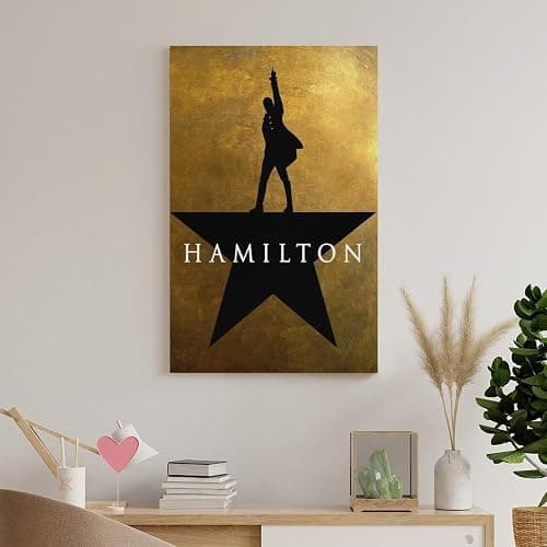 Hamilton Musical Poster,Vintage Music Posters Canvas Art Poster And Wall Art Picture Print Modern Family Bedroom Decor Posters 24x36inch(60x90cm) - 24x36inch(60x90cm) - Unframe-style thumbnail 8