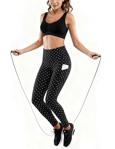 Lingswallow Women High Waist Yoga Pants with Pockets Stretch Soft Leggings | Tummy Control,4 Ways Stretch,Inner Pocket,Daily Wear,Lightweight,Breathable,Self-cultivation,Casual,Going Out,Gym,Quick-Dry thumbnail 6