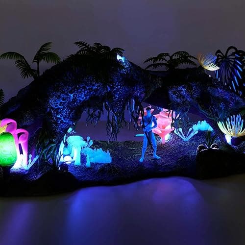 McFarlane - Avatar - World of Pandora DLX Set - Omatikaya Rainforest with Jake Sully thumbnail 5