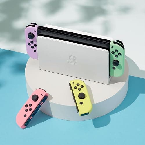 Nintendo Paire de Manettes Bluetooth Joy-Con Gauche Rose Pastel et Droite Jaune Pastel, Pour Switch thumbnail 4
