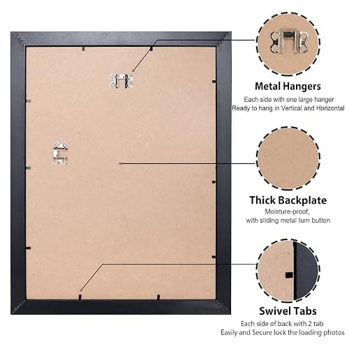 LaVie Home 20x25 Picture Frame Black, Puzzles Frame for Wall Decoration, Classic Black Minimalist Style Suitable for Decorating Houses, Offices, Hotels, Puzzles Posters Photos or Artwork（1 Pack） thumbnail 7