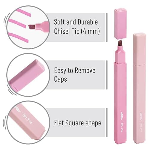 Mr. Pen- Aesthetic Highlighters, 32 Pack, Chisel Tip, Pastel Colors, Bulk, Cute Highlighters Assorted Colors, for Journaling, School, Office, Home, Back to School Supplies thumbnail 4