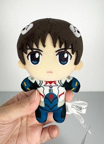 Great Eastern Entertainment Evangelion New Movie - Shinji Ikari (Plug Suit) Mini Plush Plush w/Hook Clip 4.5" thumbnail 2