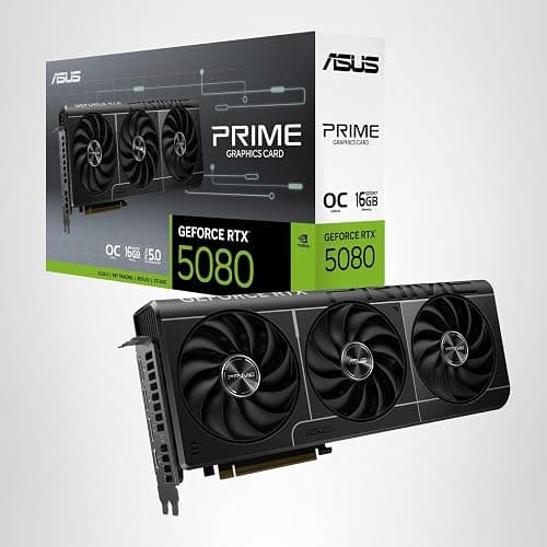 ASUS The SFF-Ready Prime GeForce RTX™ 5080 OC Edition 16GB GDDR7 Graphics Card (PCIe® 5.0, 16GB GDDR7, HDMI®/DP 2.1, 2.5-Slot, Axial-tech Fans, Vapor Chamber, Dual BIOS) thumbnail 18
