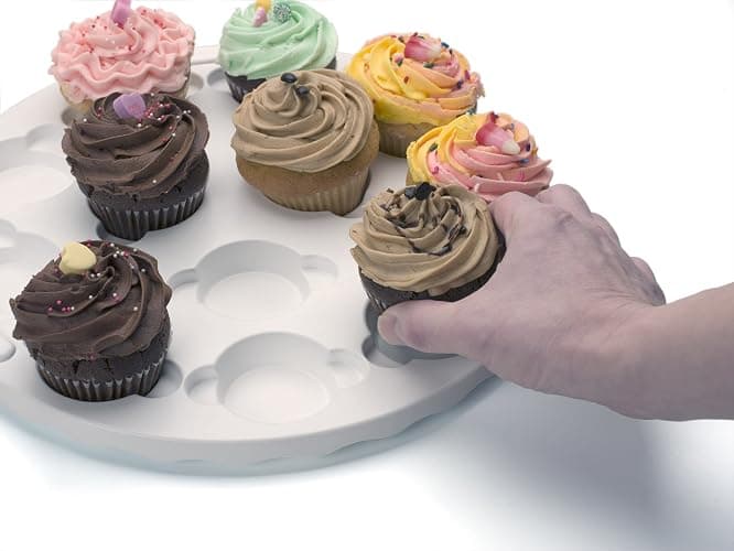 PrepWorks Carrier for 24 Cupcakes, 2 Layers, Red – Portable Cupcake Carrier for Easy Transport thumbnail 7