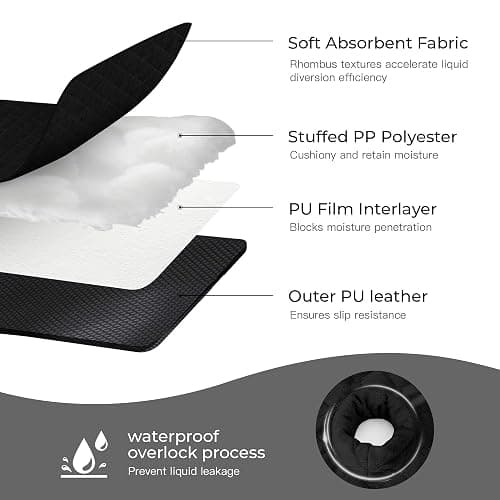 MOMSYLA 2 Pack Waterproof Piddle Pads Carseat Potty Training Car Seat Protector Waterproof Car Seat Liner Cover to Prevent Pee thumbnail 4