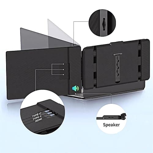 Laptop Screen Extender Portable Monitor, Dual Monitor Extender for Laptop, 14" Screen 1080P FHD Display, Fit for 13-17" Laptops, Plug & Play Compatiable with Windows, Mac, Chrome, Android and Switch thumbnail 5