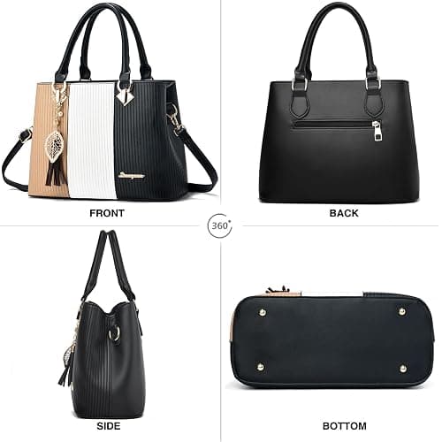 SiMYEER Purses and Handbags for Women Leather Tote Shoulder Bag Medium Satchel Purse Top Handle Bags for Ladies thumbnail 5