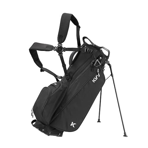 KVV Lightweight Golf Stand Bag with 7 Way Full-Length Dividers, 5 Zippered Pockets, Automatically Adjustable Dual Straps，Elegant Design thumbnail 6