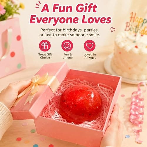Slushy Watermelon Squishy, Zero Bounce Back Squishys Watermelon Stress Ball, Realistic Fake Food Stress Ball, Mashed Skin Soft Filled Squeeze Relaxing Fidget for Adults (Watermelon) thumbnail 6