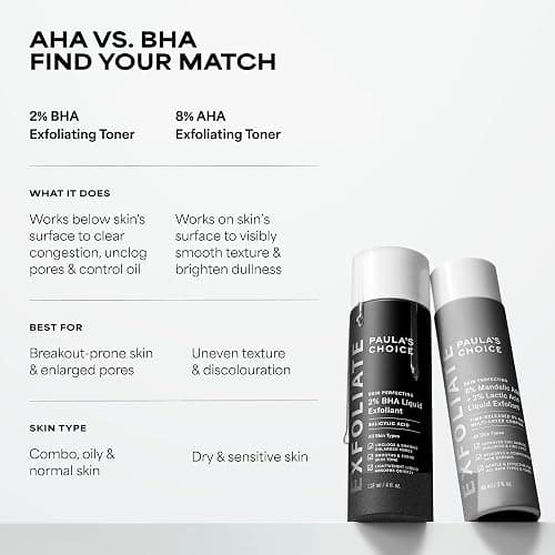 Paula's Choice SKIN PERFECTING 2% BHA Liquid Exfoliant - Face Exfoliating Peel Fights Blackheads & Enlarged Pores - for a Healthy Glow - with Salicylic Acid - Combination & Oily Skin - 30 ml thumbnail 8