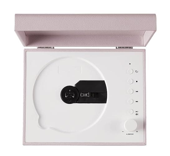Crosley CR3517A-AM Voyager Retro Portable CD Player with Stereo Bluetooth Speakers and FM Radio, Amythest thumbnail 10