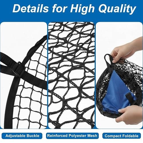 KALYVON Soccer Goal Target Net Top Bins Training (2pcs) | Top Corner Shooting Target with Reinforced Frame, Accuracy Practice for Sizes 2–5 Balls, Trainer Gift for Kids & Adults thumbnail 3