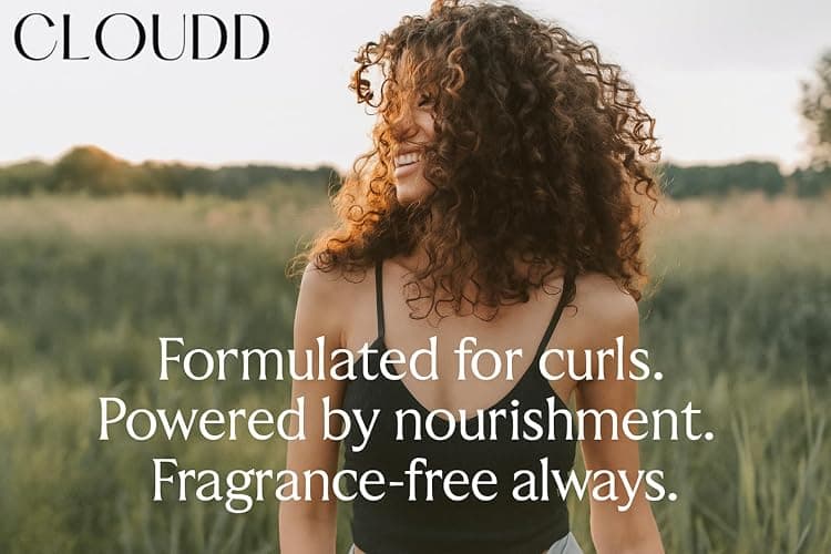 CLOUDD Fragrance-Free Curl Nourishing Healthy Hair Shampoo, 100% Fragrance-Free and Essential Oil-Free, Unscented thumbnail 4